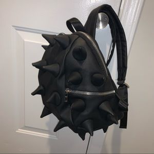 Dolls Kill Widow Black Doomed and Dangerous Spike Backpack